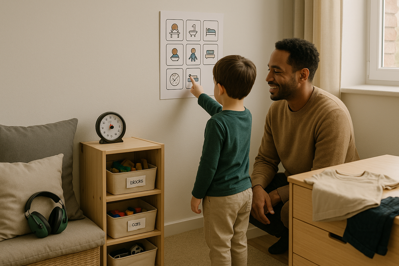 Guia prático para famílias: adaptando rotina e estímulos para crianças com TEA